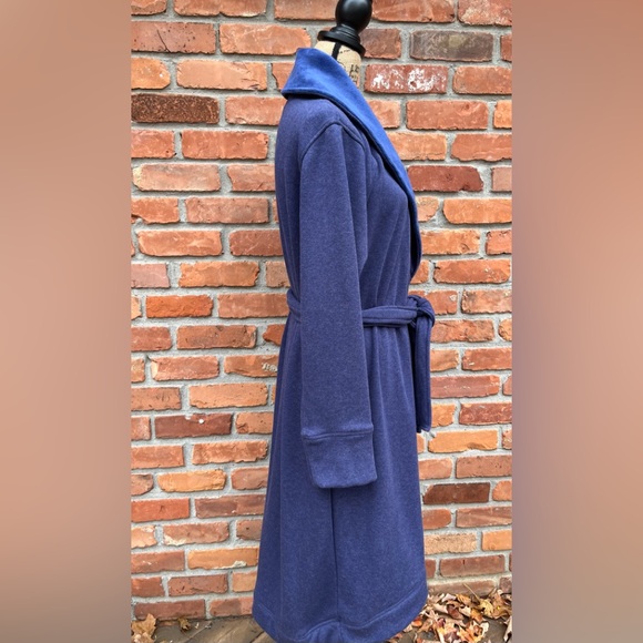 Ugg Australia Duffield II Wrap Robe Size Large Navy Blue - Picture 5 of 13